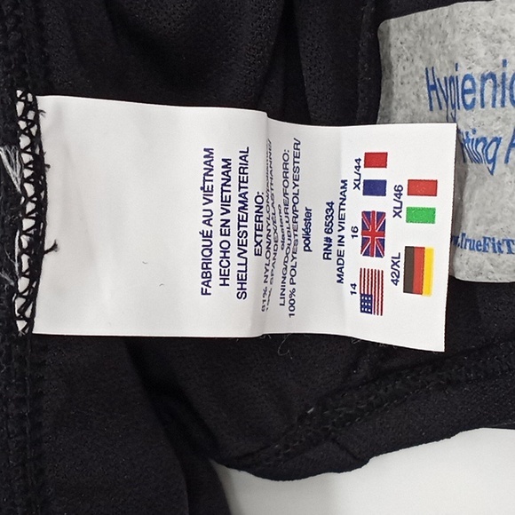 Sold! Reebok Zipper Pocket Swim Shorts Black 14‎ - Picture 13 of 14